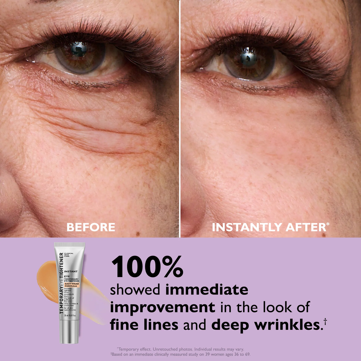 Final 3 Hours: 80%OFF💗 Instant Eye Tightener Easy-Wear Formula With Brush Free!