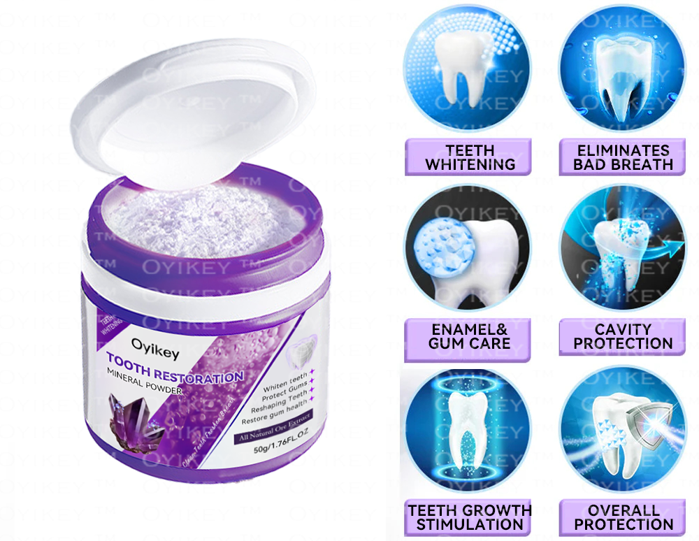 Oyikey™💟 TOOTH RESTORATION MINERAL POWDER(ADA recommended)
