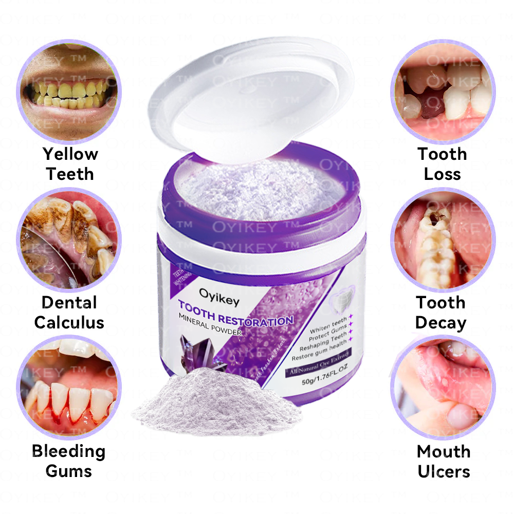 Oyikey™💟 TOOTH RESTORATION MINERAL POWDER(ADA recommended)