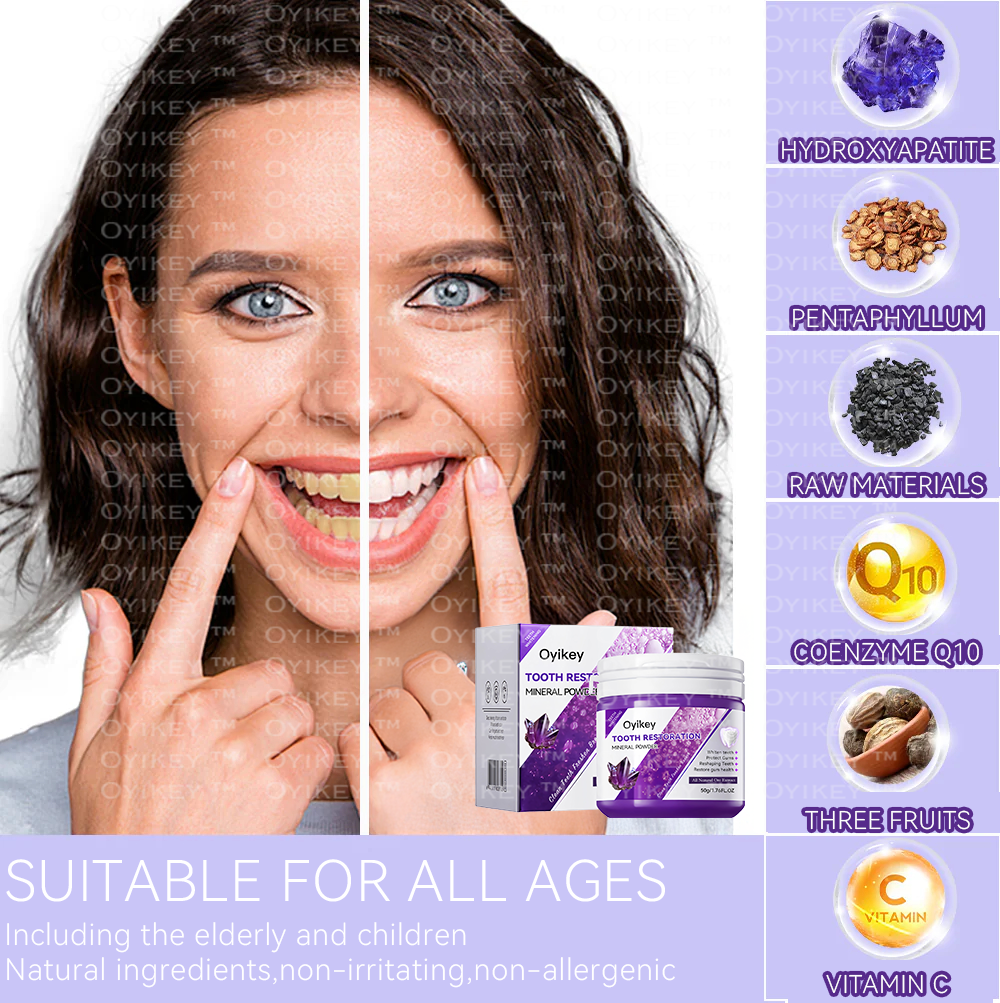 Oyikey™💟 TOOTH RESTORATION MINERAL POWDER(ADA recommended)